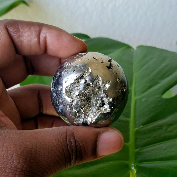 Pyrite Sphere - Picture 2 of 2